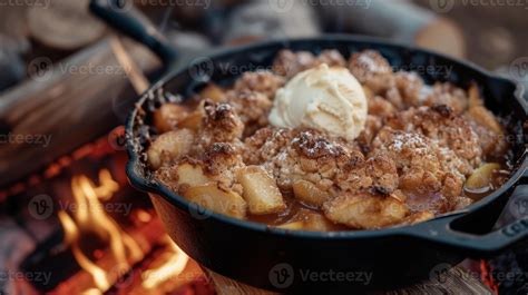 An iconic campfire dessert this Dutch oven apple cobbler is a musttry ...