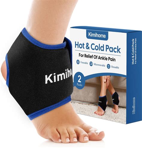 Amazon.com: Ankle Ice Pack Wrap - 2-Piece Set of Kimihome Ice Packs for ...