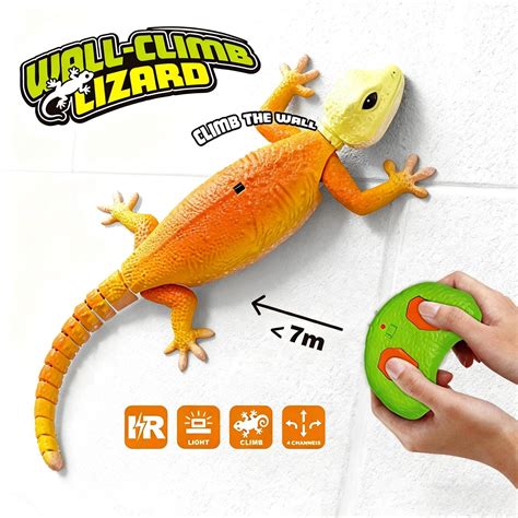 Pyaiiner Wall Climbe Geckos RC Chameleons Toy Rechargeable Remote ...