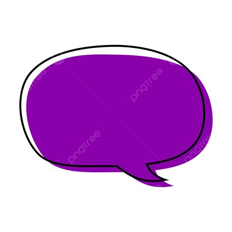 Purple Speech Bubble Vector, Speech Bubble, Speech Bubble Vector PNG ...