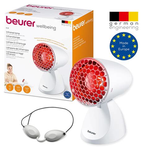 Beurer IL 11 Infrared Lamp | Soothing Heat Therapy for Muscle Pain, Co ...