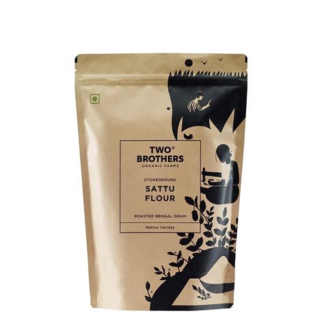 Two Brothers Organic Farms - Sattu Atta (1 kg) | Made Using Roasted ...