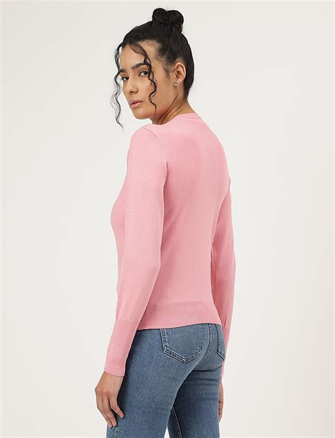 Buy Round Neck Cardigan at Marks & Spencer