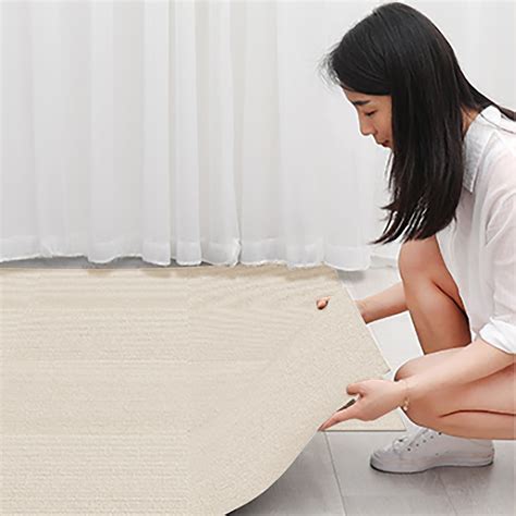 BCMMKLPP Self Adhesive Carpet Floor Peel Tile Square 24 x 24" Peel and ...