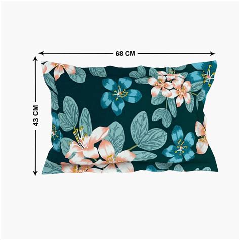 Buy WELSPUN Shimmer Cotton Floral Printed 2Pcs Single Bedsheet Set from ...