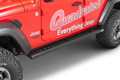 Romik 81314419 ROF-T Running Boards for 18-21 Jeep Wrangler JL Unlimited | Quadratec