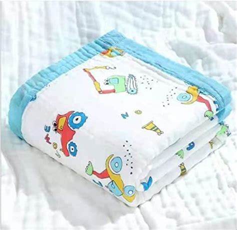 The White Cradle Organic Cotton Softest Baby Dohar/Blanket Quilt for ...