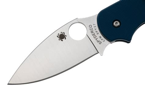 Spyderco Sage 5 CPM SPY27 C123GPCBL Cobalt Blue G10 coltello da tasca ...