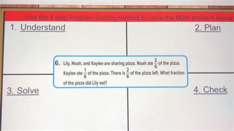 Image result for 4 Step Problem Solving