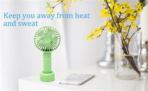 Buy CINEFX Powerful 4 Inch Rechargeable Mini Fan with 2000 mAh Battery ...