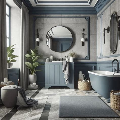 15 Grey and Blue Bathroom Ideas for a Relaxing Retreat