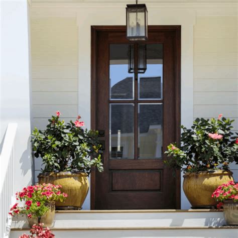 Andalucia 4-Lite 42 Inch TDL Single Entry Door | Grand Entry Doors