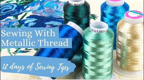 Image result for Using Metallic Thread On Sewing Machine