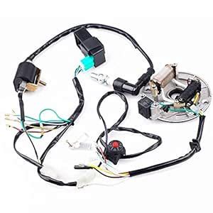Annpee Kick Start Dirt Pit Bike Wire Harness Wiring Loom CDI Ignition ...