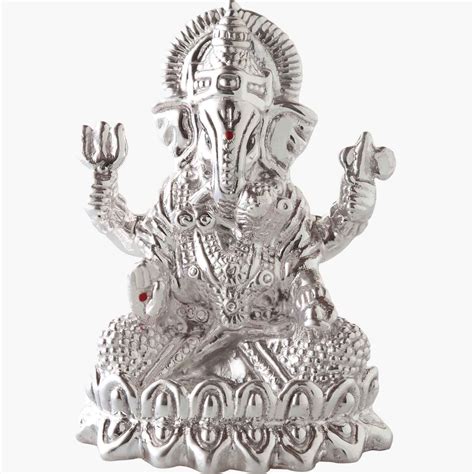 Silver Idols For Car Dashboard In 925 & 999 Purity ~ CaratCafe