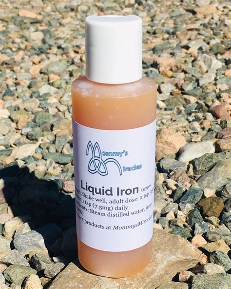 Health Solutions | Liquid Iron Supplement | Mommy's Miracles