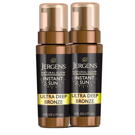 Amazon.com: Jergens Natural Glow Instant Sun Body Mousse, Self Tanner ...