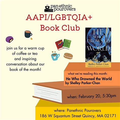 AAPI LGBTQIA+ Book Club: "He Who Drowned the World" (In-Person ...