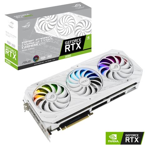 ROG Strix GeForce RTX 3080 White Edition 10GB GDDR6X | Graphics Card ...