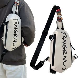 gustave Crossbody Bag with 3Pcs Badges, Waterproof Sling Large Shoulder ...