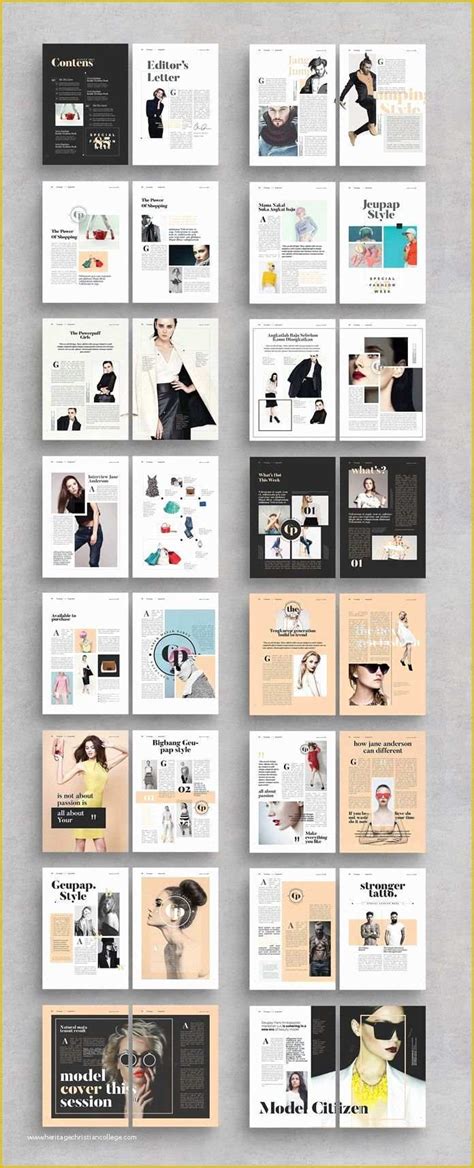 Image result for Free InDesign Portfolio Layout Templates
