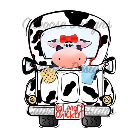 Chick Fil A Cow Clipart