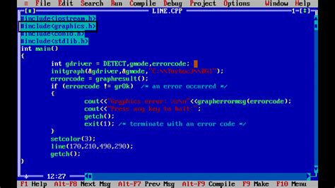 Image result for Graphics.h Tutorials