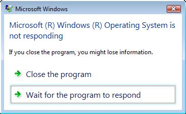 Program Not Responding Fix 的图像结果