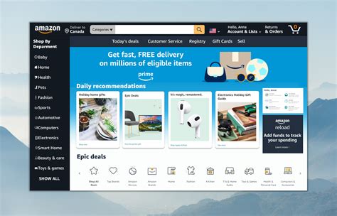Image result for Amazon Web Page