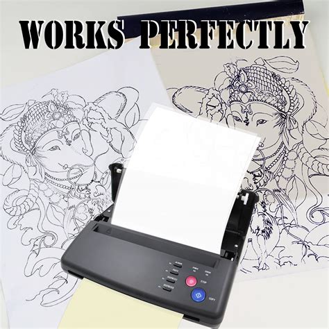 Buy Jconly Tattoo Stencils Printer Machine, Tattoo Transfer Stencil ...