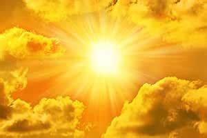 Yellow Alley Nature Poster | Hot Sun Poster | Decorative Wall Art | 1 ...
