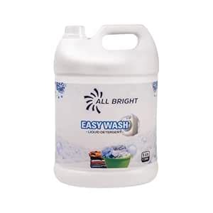 ALL BRIGHT Liquid Detergent Easy Wash 5 Ltr Laundry Liquid for Fabric ...