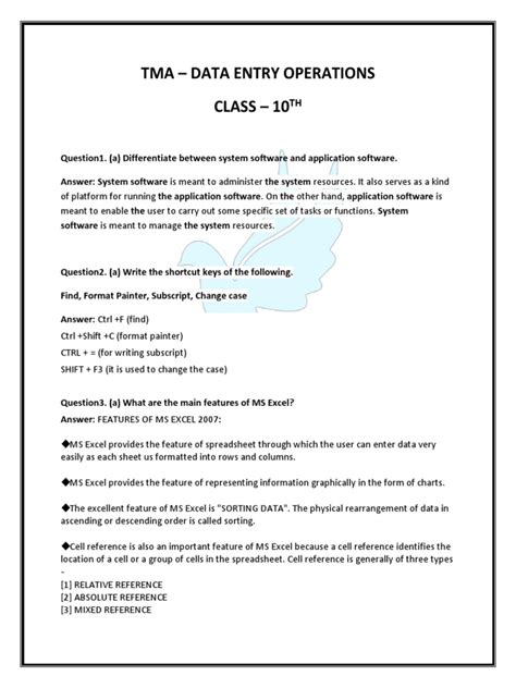 Image result for Data Entry File of Class 10