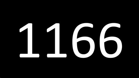 1166 - YouTube