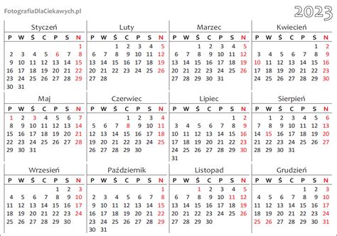 Kalendarz 2023 Do Druku Kalendarze 2023 Do Pobrania I - vrogue.co