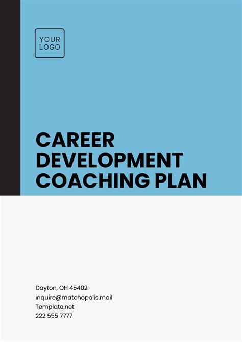 Free Career Plan Templates, Editable and Printable