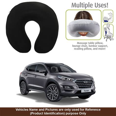 Oshotto U Shape Memory Foam Travel Car Neck Pillow Compatible with ...