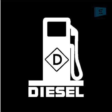 SIGN EVER Diesel Pump Logo Car Stickers Exterior for Swift Dzire Baleno ...