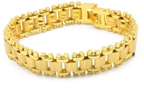 Gold Bracelets For Men - Mens Gold Bracelet Designs Online at Best ...