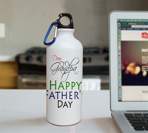 Buy Happy Father's day White Sipper 600 ml Online at Best Price | Od