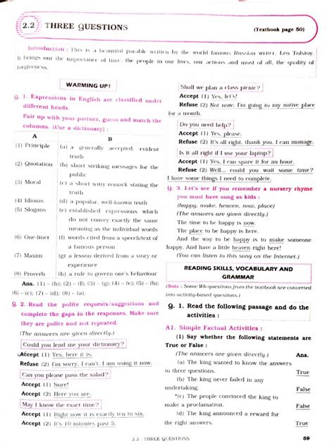 Image result for 10 Class English Lesson 2