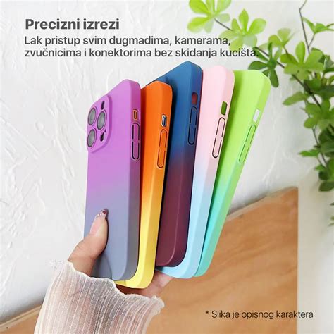 Maska(futrola) Rainbow Spring za Samsung A546B Galaxy A54 5G roze plava ...