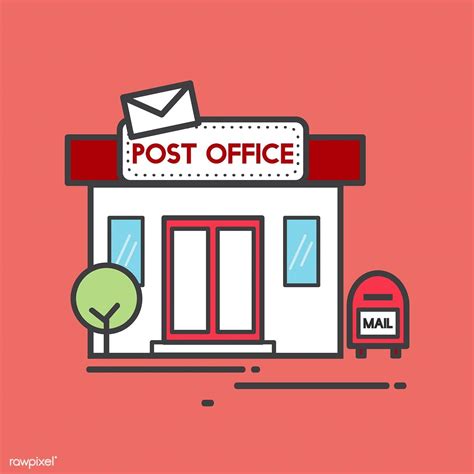 Clipart Of Post Office - Modern Poster Layouts