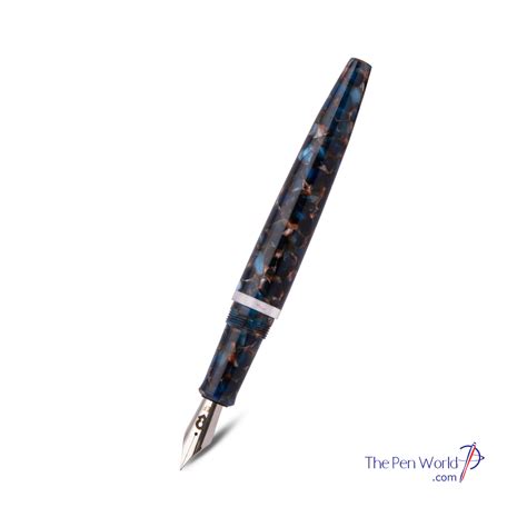Kiko Cocoon Piston Filler Fountain Pen - Blue Fire – The Pen World