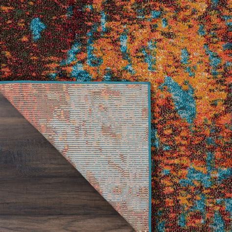 Nourison Celestial 10 x 14 (ft) Loomed Polypropylene Atlantic ...