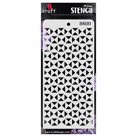 iCraft Multi-Surface Stencils - Perfect for Walls, DIY & Resin Art Pro