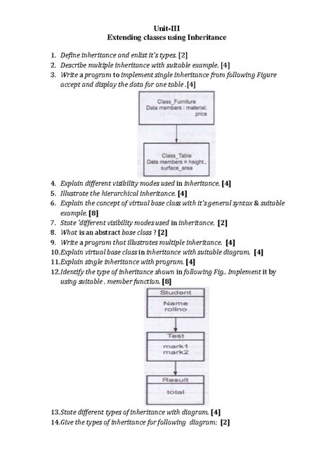 Chapter-03-1 - Assignment - Unit-III Extending classes using ...