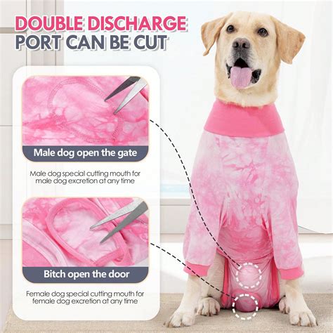 Dog Surgery Recovery Suit, Anti Licking Pet Surgical Suit For Dogs Male ...
