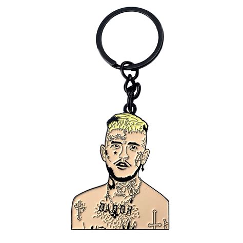 Buy Lil Peep Keychain Remembering Legendary Rapper Commemorative Gift ...