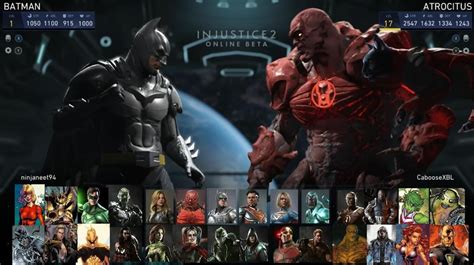 My own Injustice 2 roster (finished after today's new character reveal ...